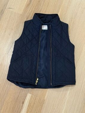 Crewcuts Quilted Vest in Navy Blue